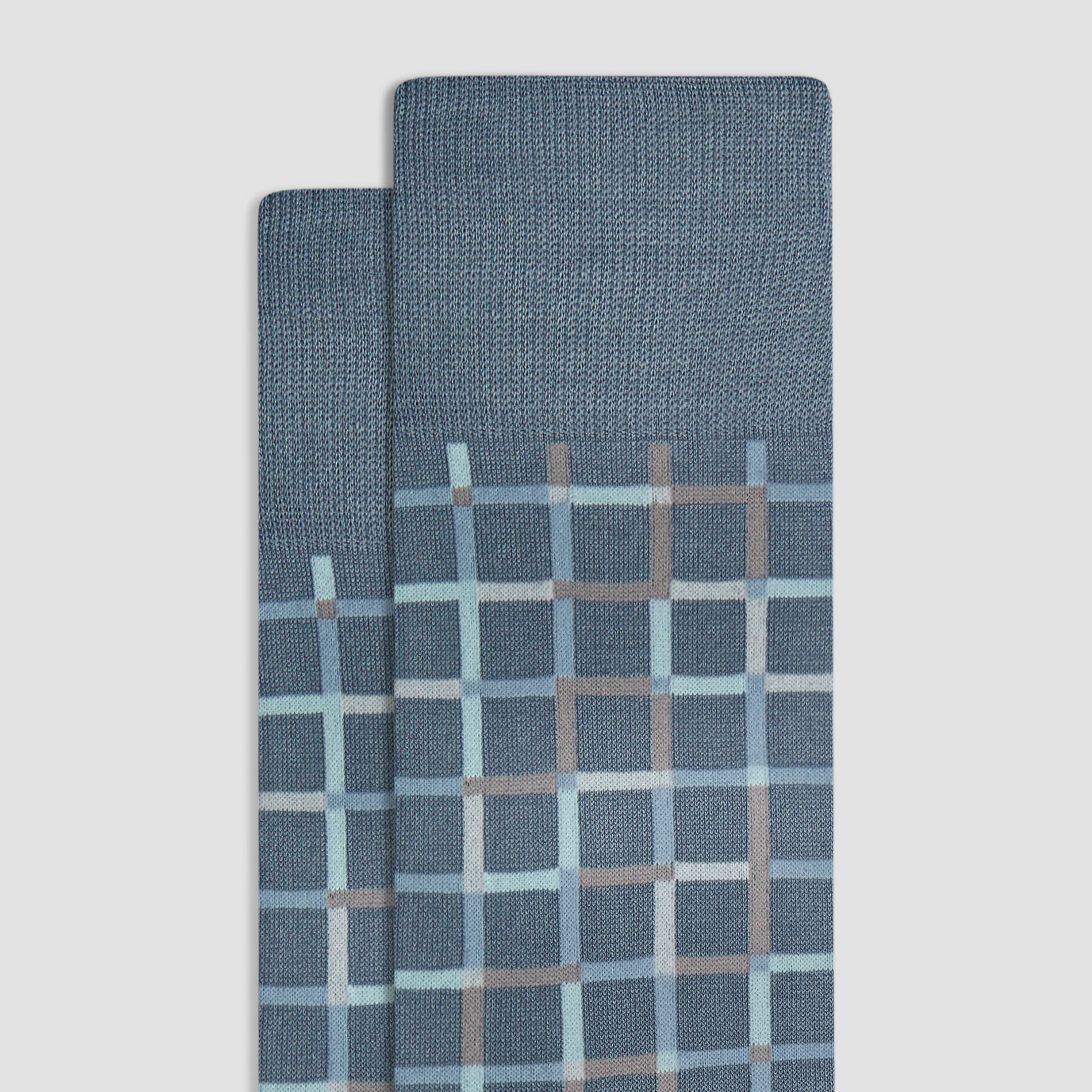 Checkered Mid-Calf Socks