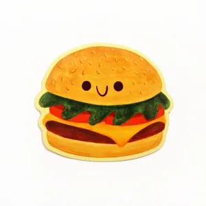 Cheeseburger Sticker