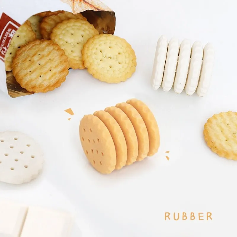 Chocolate Cookies Multi-Layer Rubber Pencil Eraser