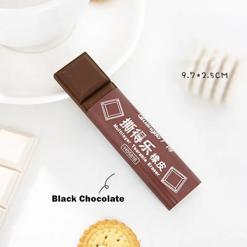 Chocolate Cookies Multi-Layer Rubber Pencil Eraser