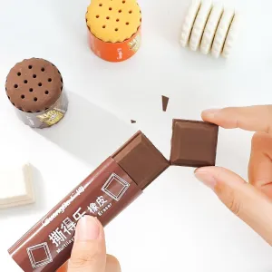 Chocolate Cookies Multi-Layer Rubber Pencil Eraser