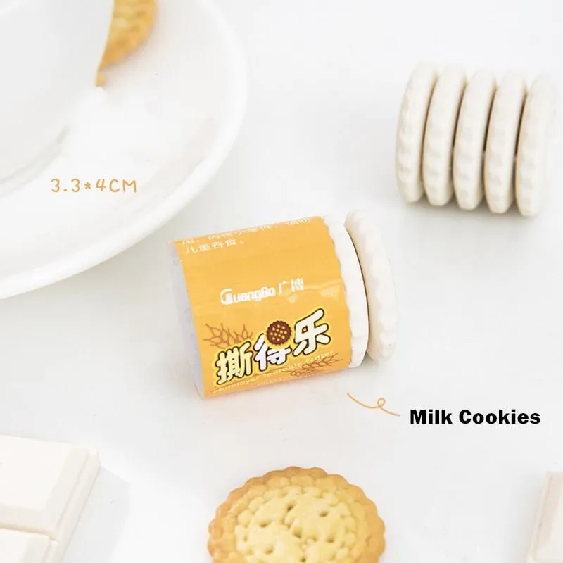 Chocolate Cookies Multi-Layer Rubber Pencil Eraser