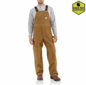 CLR01-38x30 Carhartt Bib Overall Unlined Duck