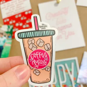 Coffee Queen sticker