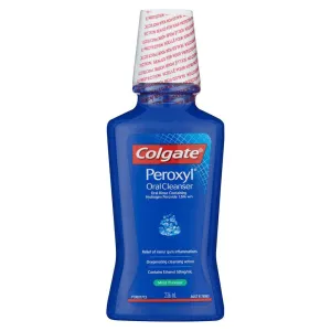Colgate Peroxyl Oral Cleanser Mint Flavour Mouthwash 236mL