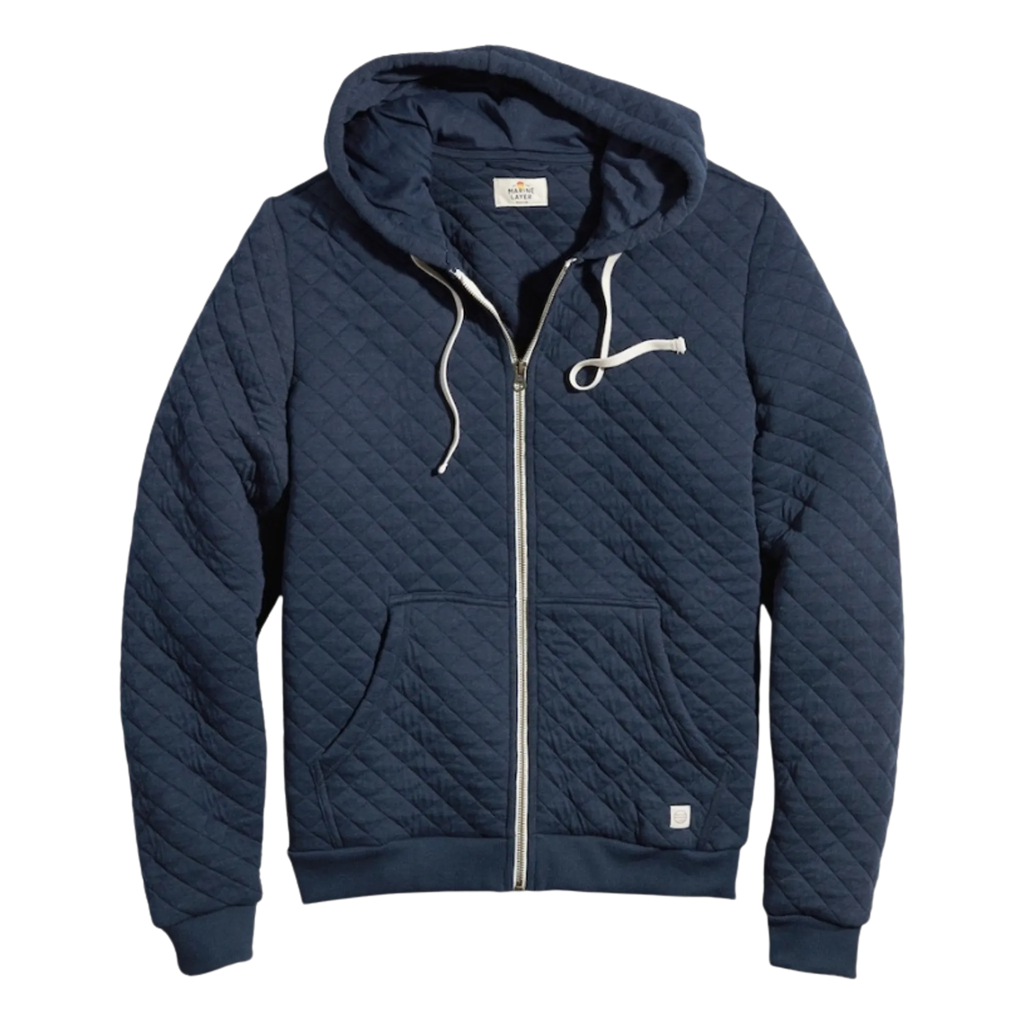 Corbet Quilted Full Zip Hoodie