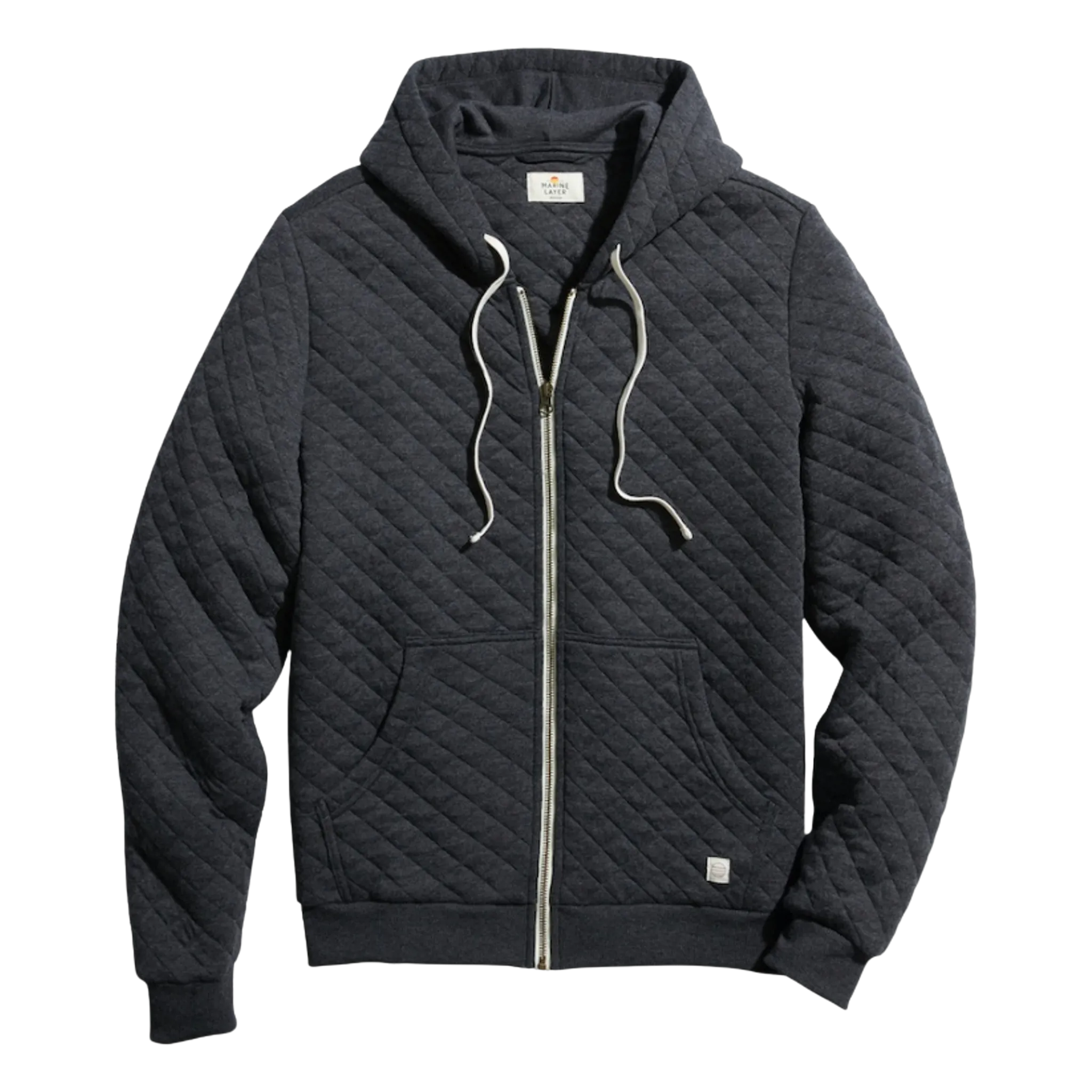 Corbet Quilted Full Zip Hoodie