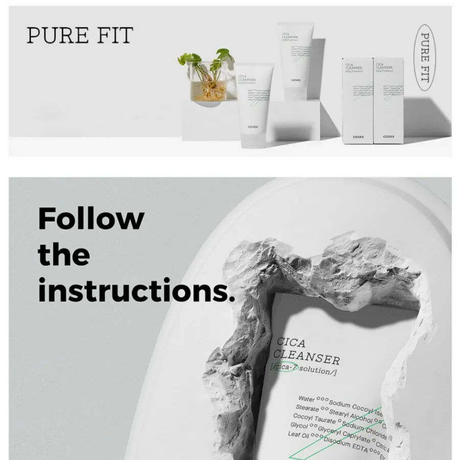 COSRX Pure Fit Cica Cleanser, 150ml/ 5.07fl.oz