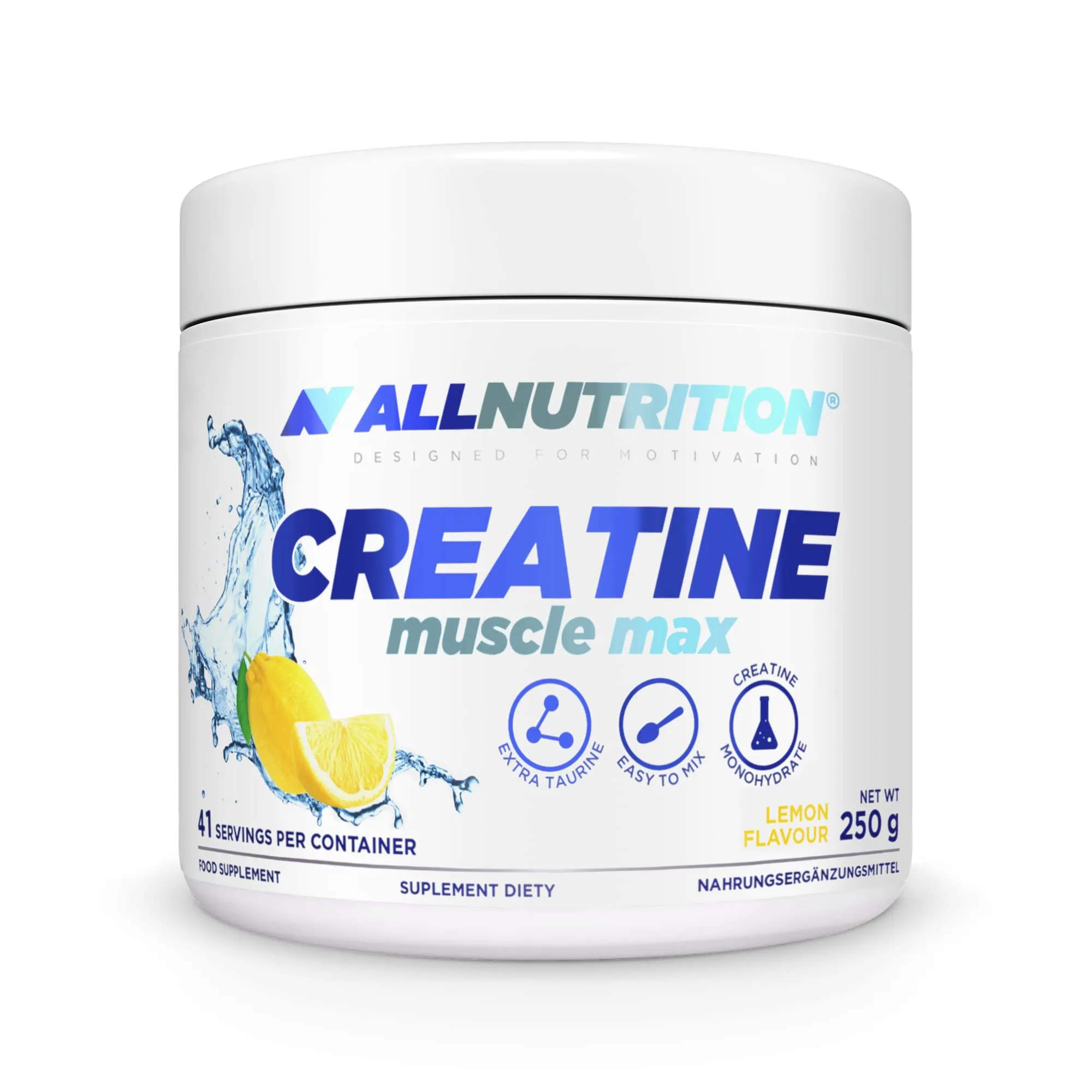 Creatine Muscle Max, Lemon - 250g