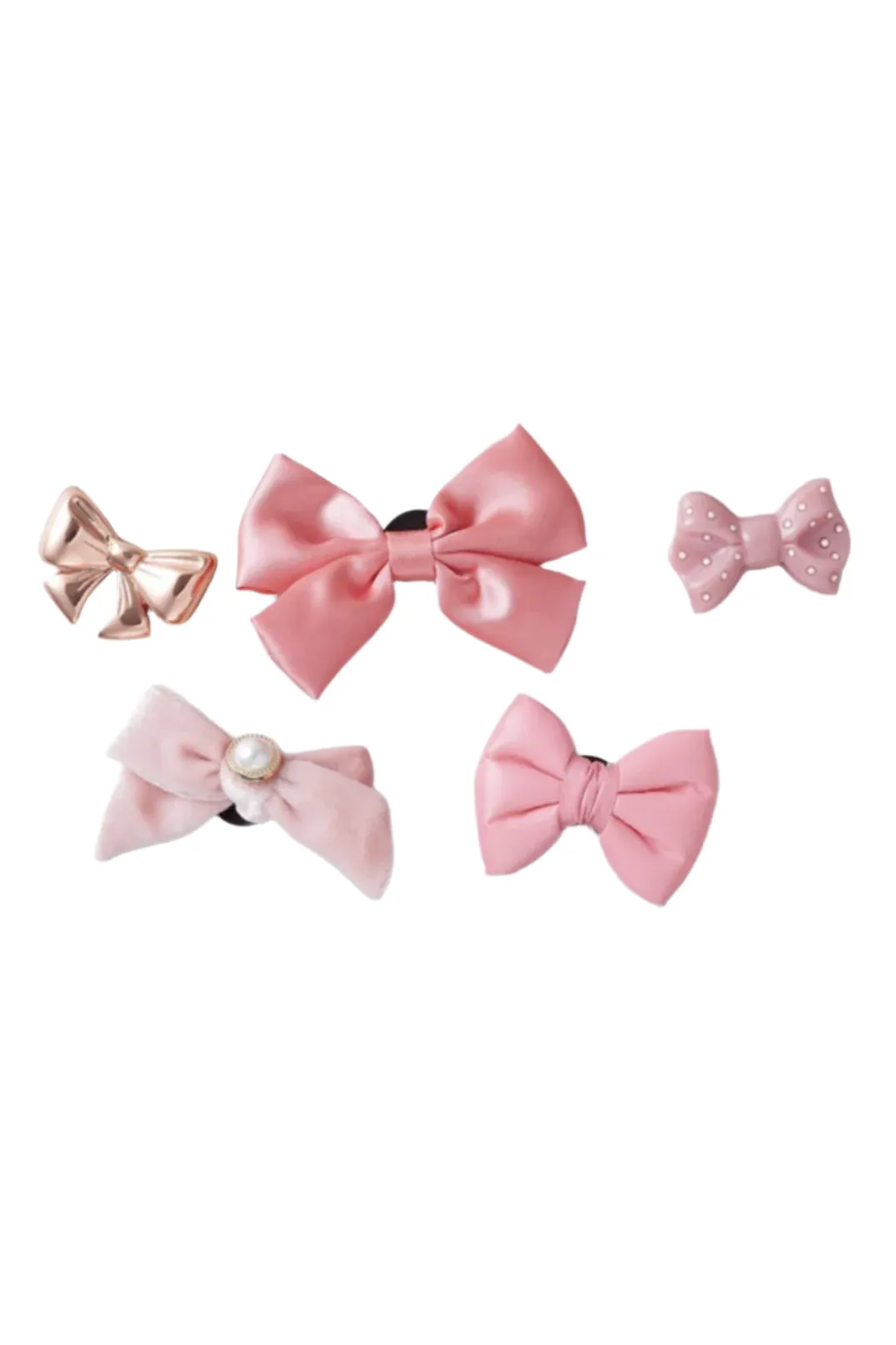 CROCS CHARMING BOW JIBBITZ CHARMS 5PK - MULTI