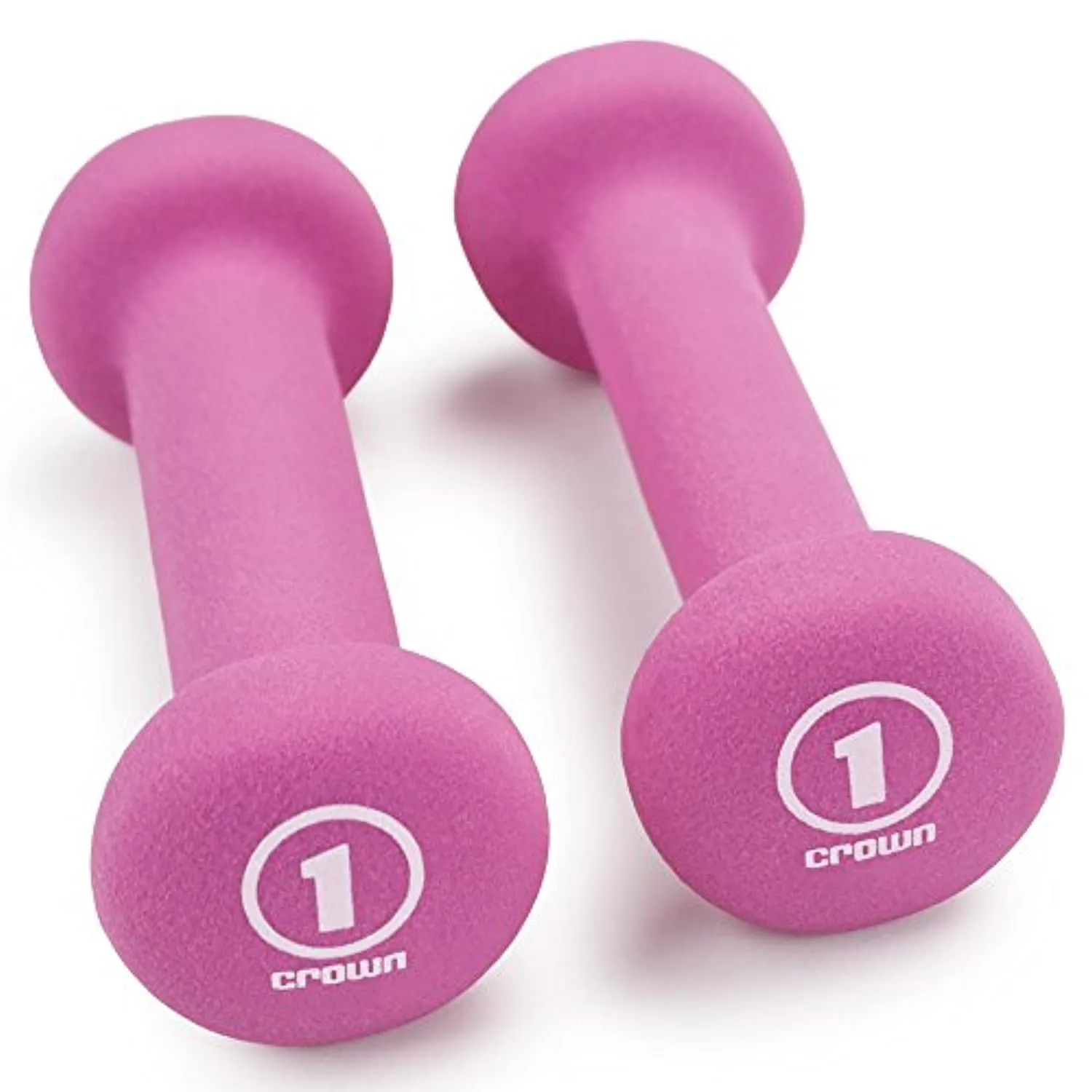 Crown Sporting Goods Neoprene Body Sculpting Hand Weights (1-Pair)