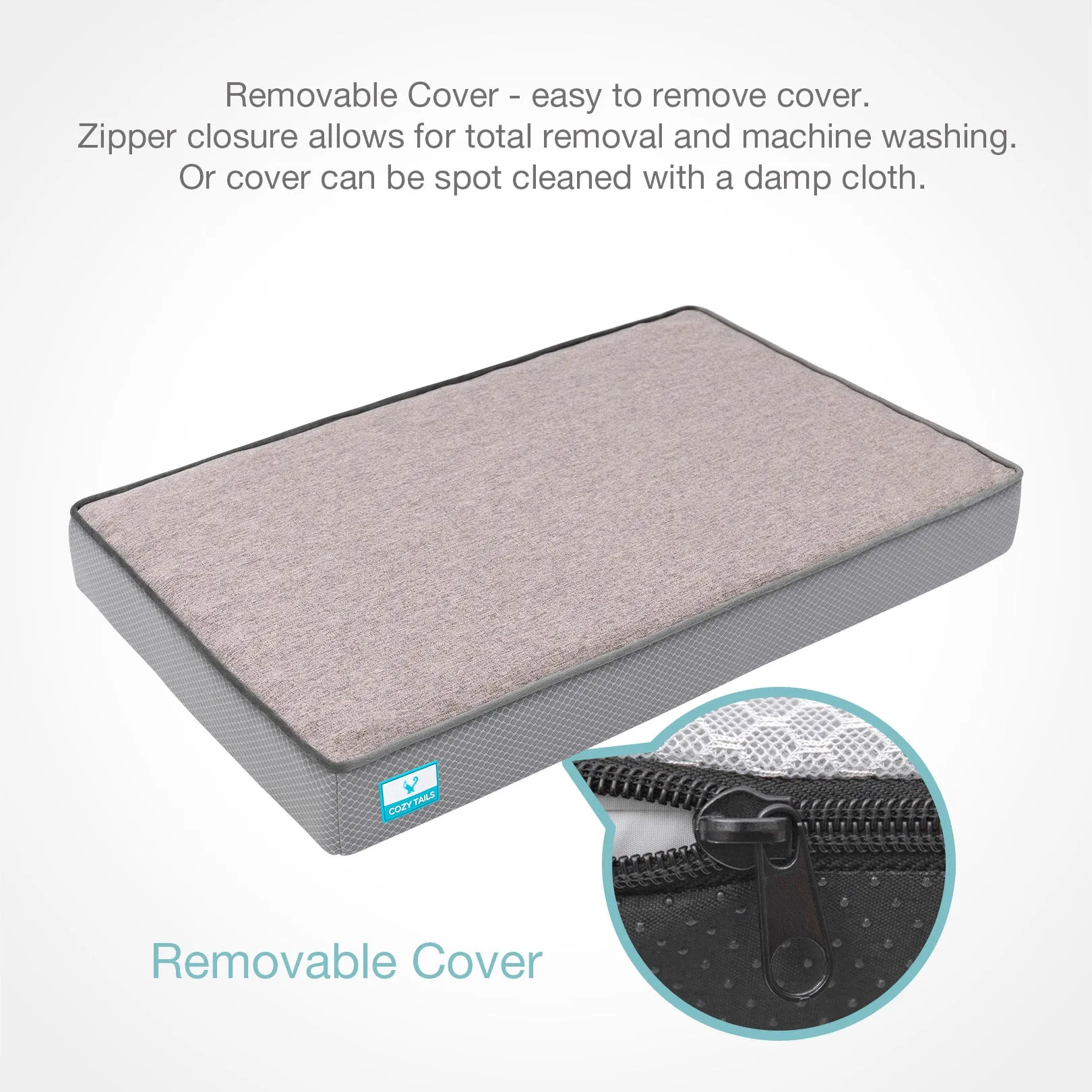 CT004  Egg Crate Bamboo Charcoal Foam/Memory Foam Pet Bed
