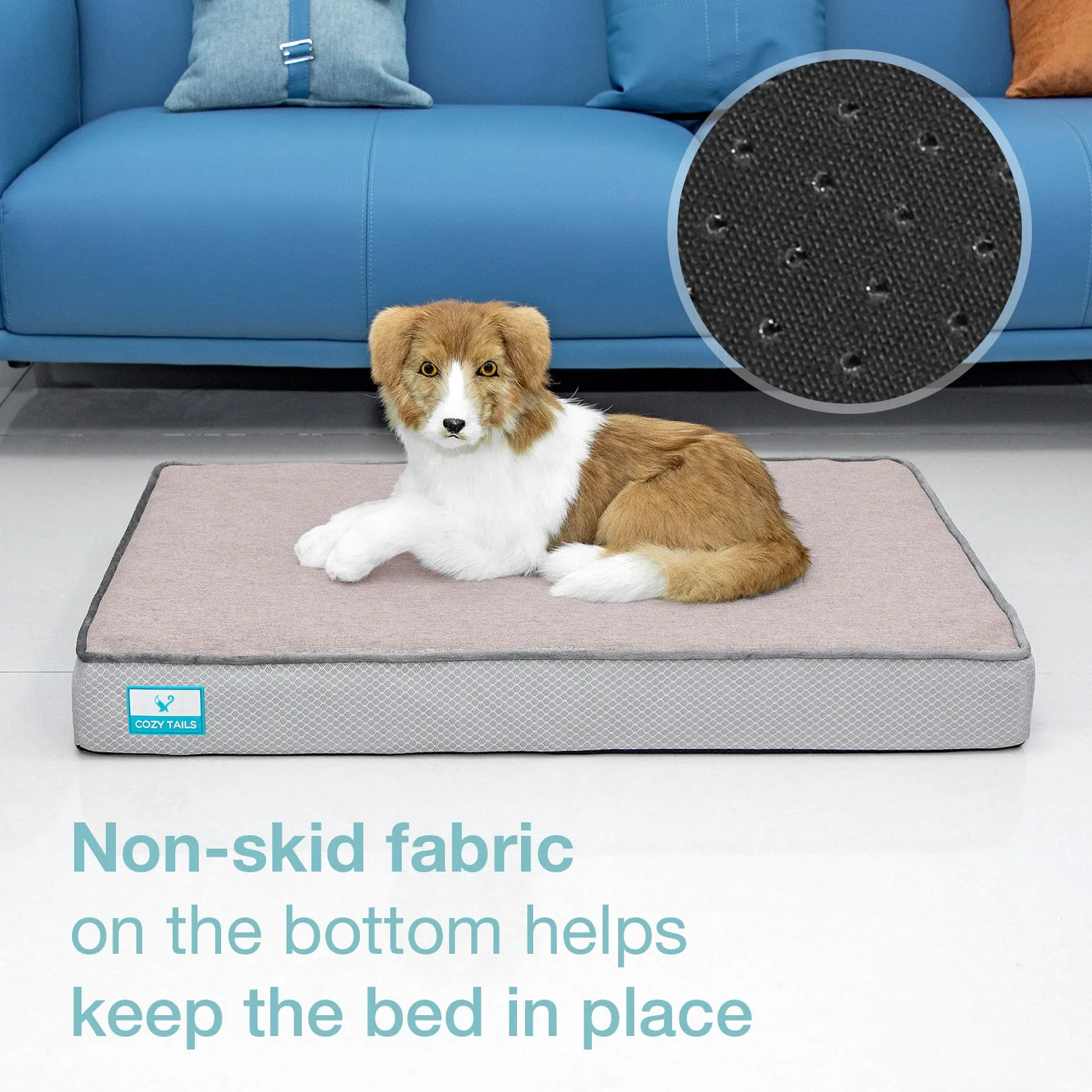 CT004  Egg Crate Bamboo Charcoal Foam/Memory Foam Pet Bed