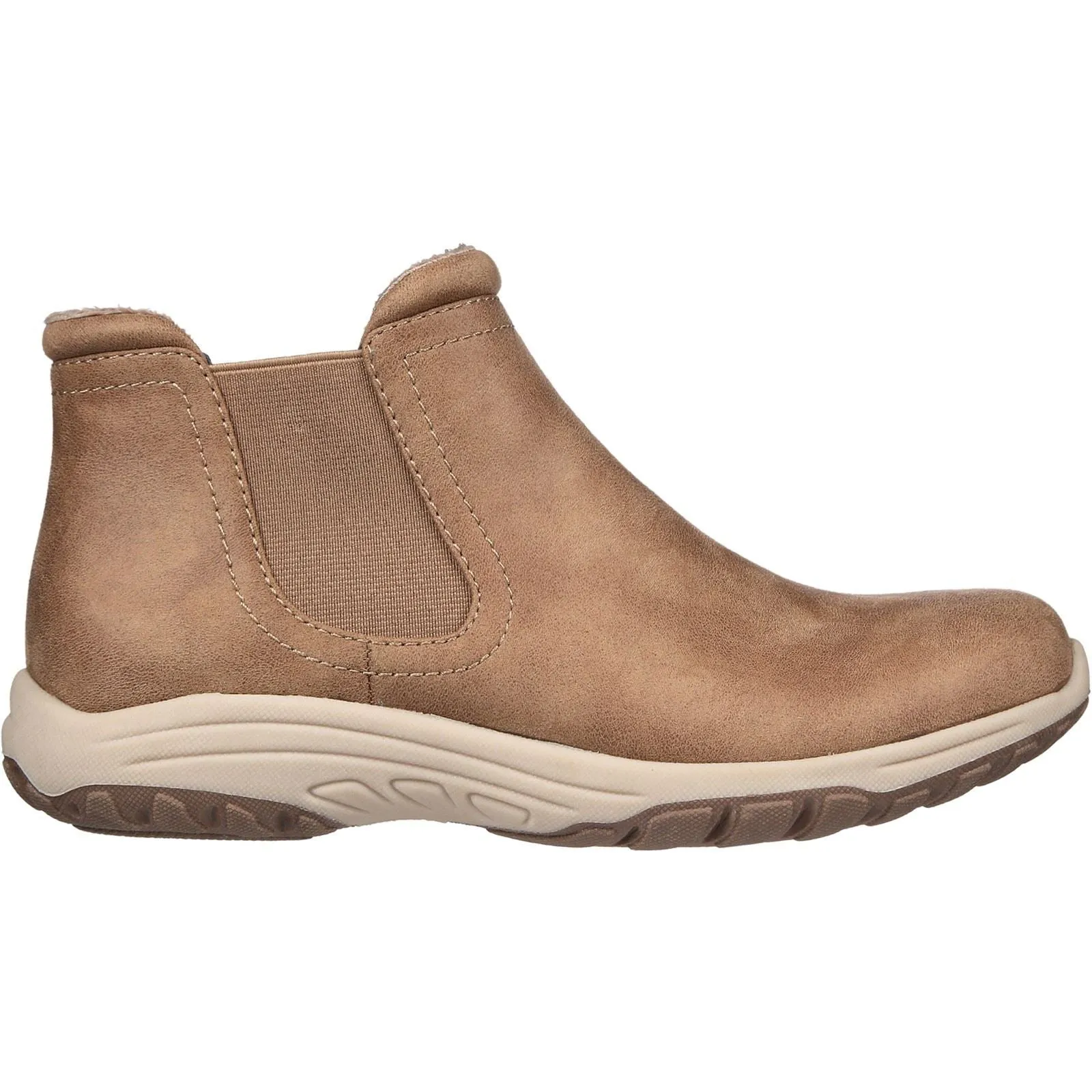 Damen-Chelsea-Stiefel Skechers 158388 Reggae Fest 2.0 NY aus Mikroleder in weiter Passform