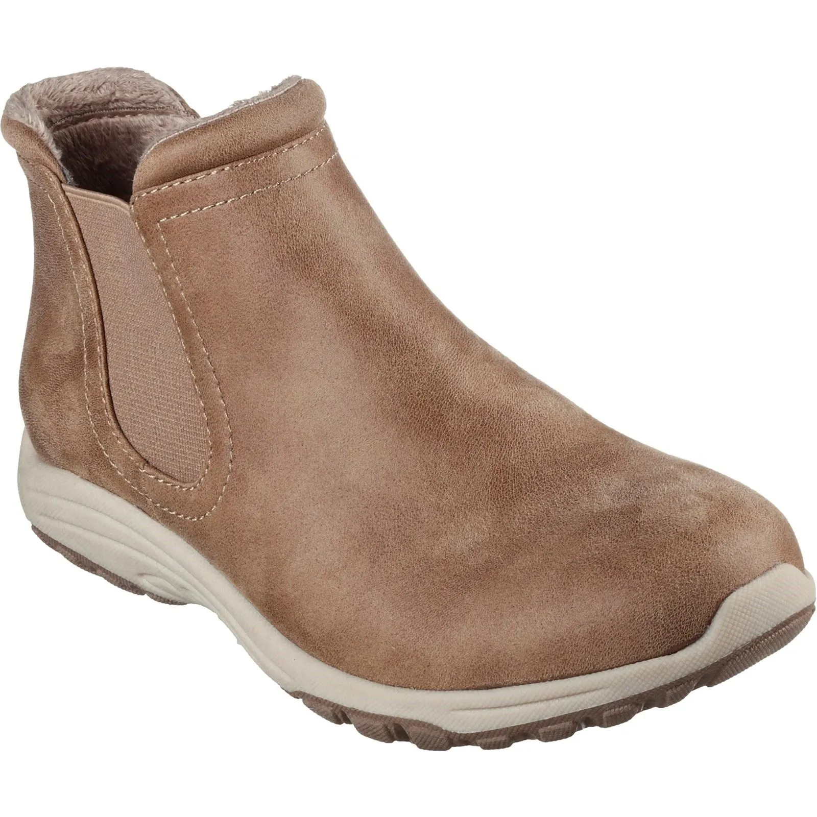 Damen-Chelsea-Stiefel Skechers 158388 Reggae Fest 2.0 NY aus Mikroleder in weiter Passform