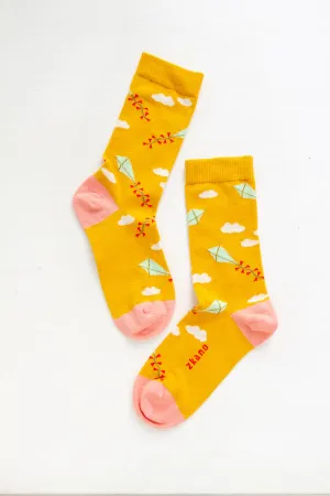 DAYDREAMER CREW SOCKS (Marigold)