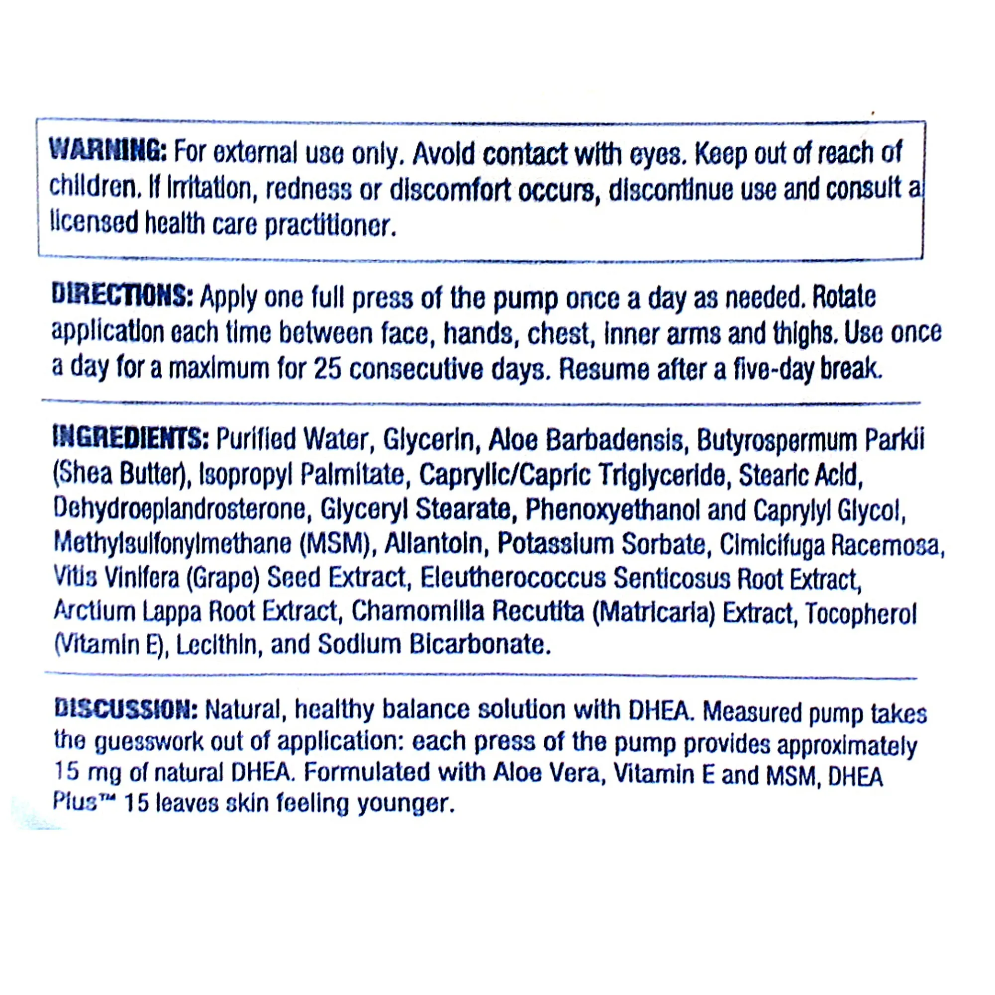 DHEA Plus 15