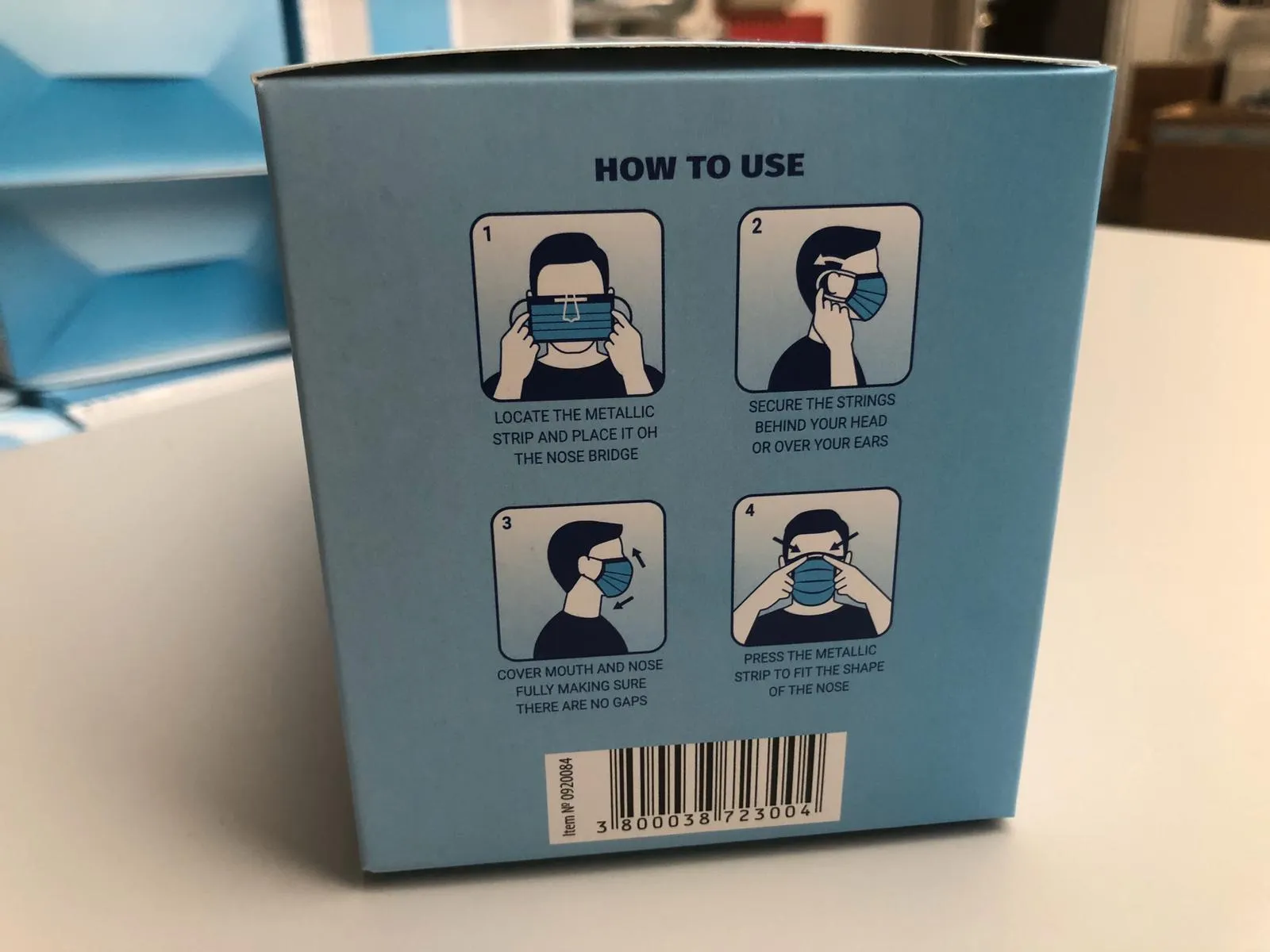 Disposable PPE Mask Type IIR Medical Grade - Box of 50