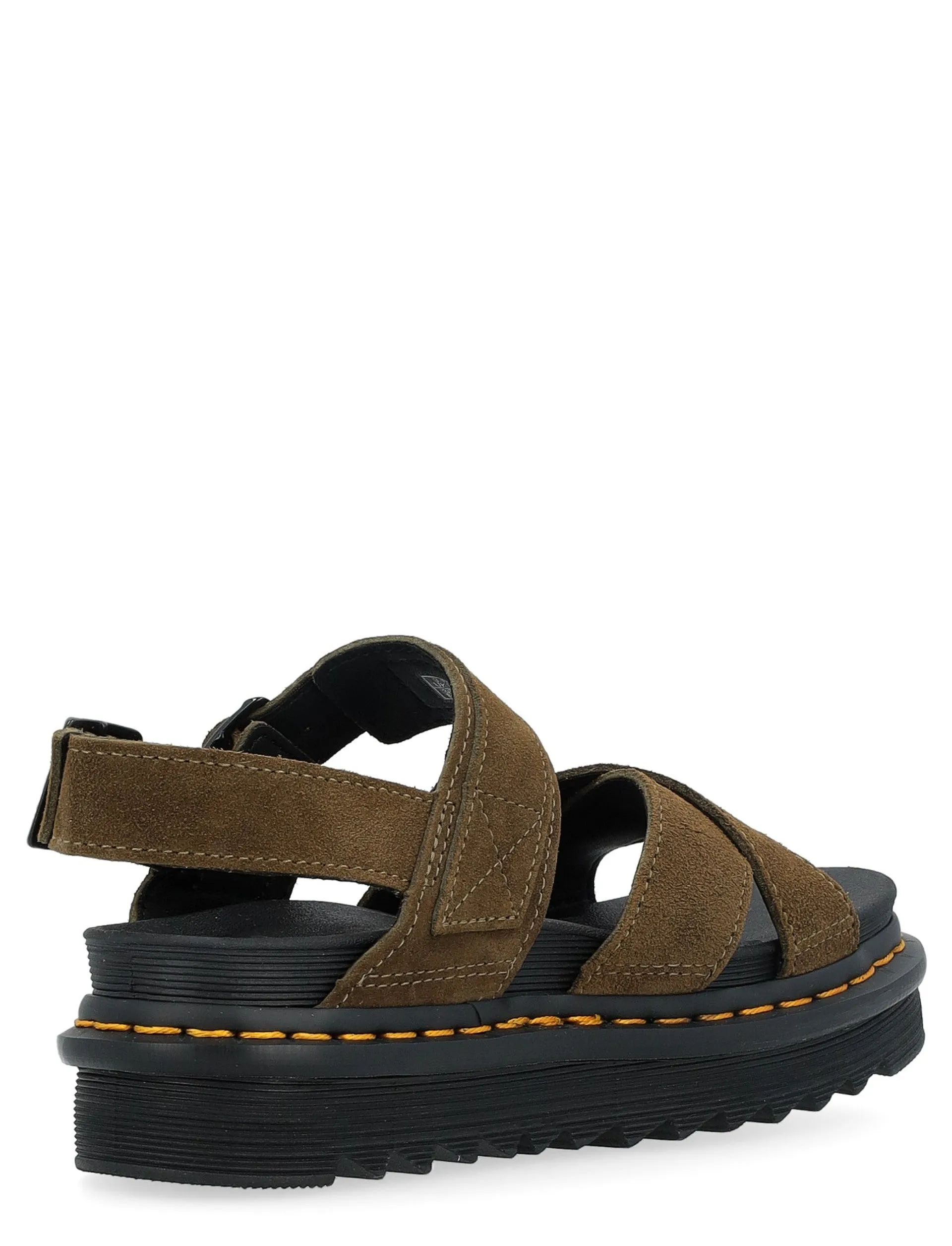 Dr. Marten's Women's Voss II Suede Athena Sandal - Olive