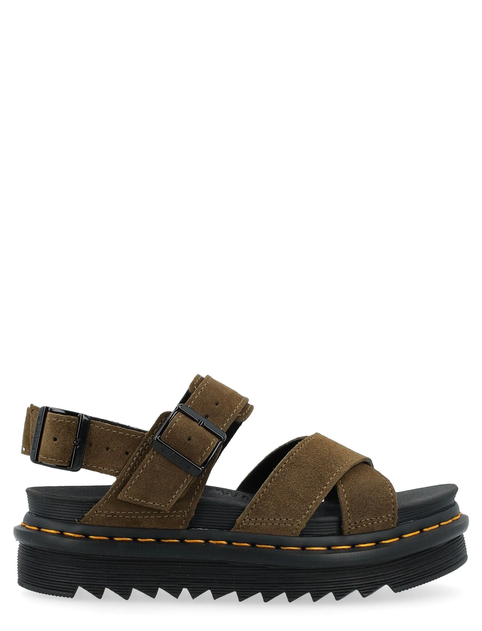 Dr. Marten's Women's Voss II Suede Athena Sandal - Olive