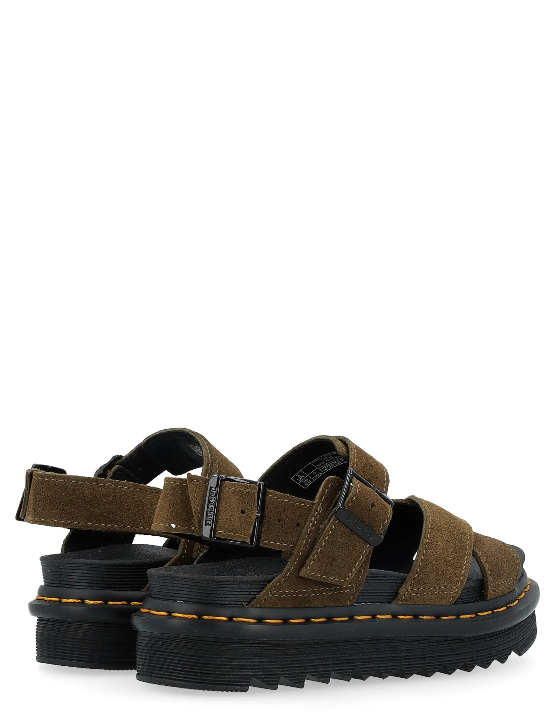 Dr. Marten's Women's Voss II Suede Athena Sandal - Olive
