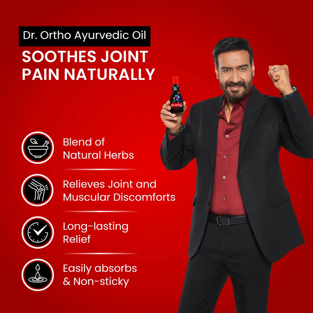 Dr. Ortho Ayurvedic Pain Relief Oil  - Super Saver Pack (200ml)