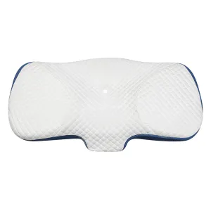 Dreamz Memory Foam Pillow Pillowcase Supprt Blue Rebound