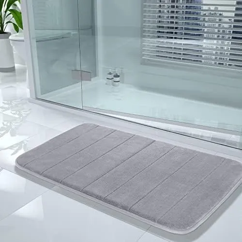 Drimat Memory Foam Bath Mat Grey