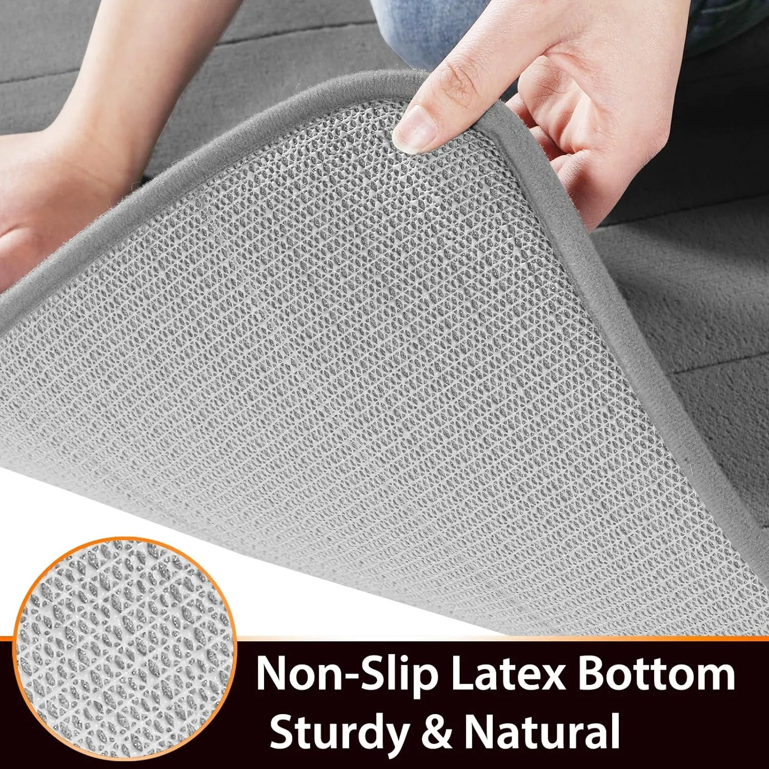 Drimat Memory Foam Bath Mat Grey