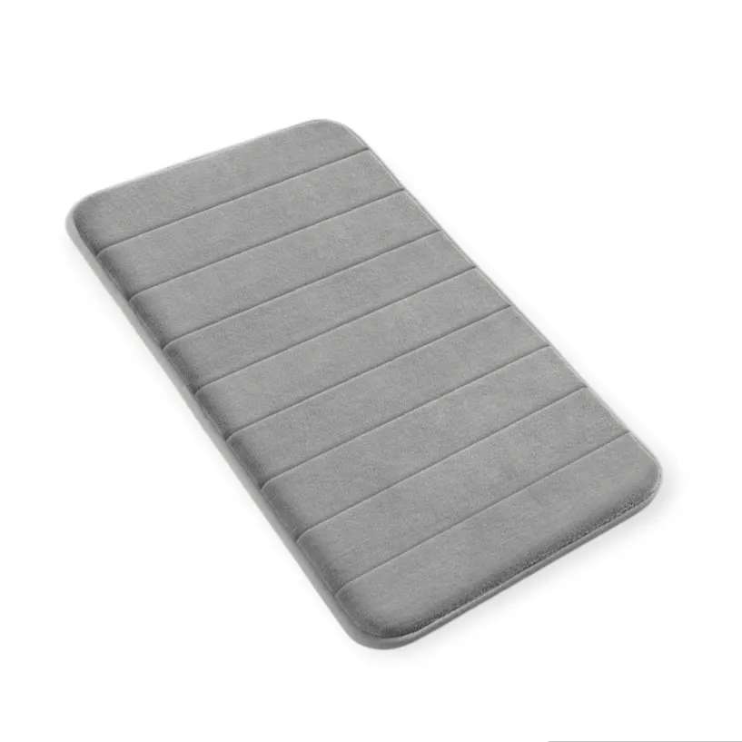 Drimat Memory Foam Bath Mat Grey