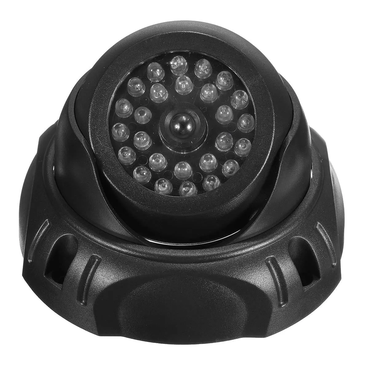 Dummy Fake CCTV Dome Camera Home Surveillance Security Flashing Red LED Light