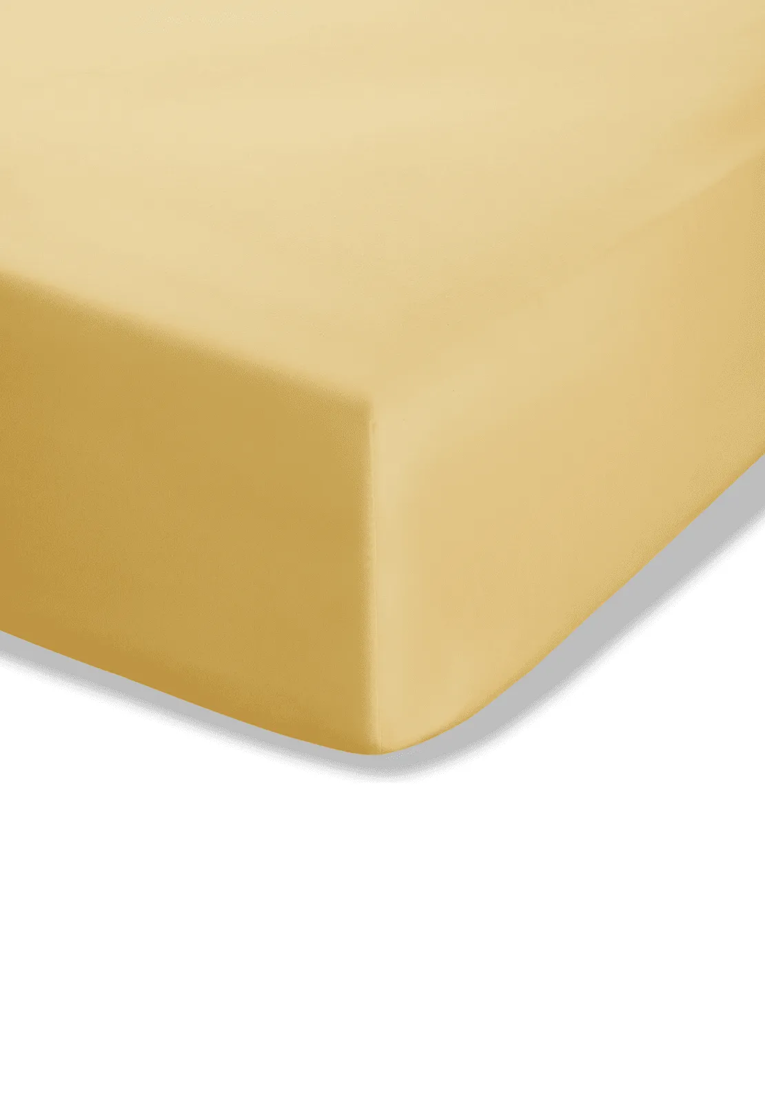 Easy Iron Percale Combed Fitted Sheet - Ochre