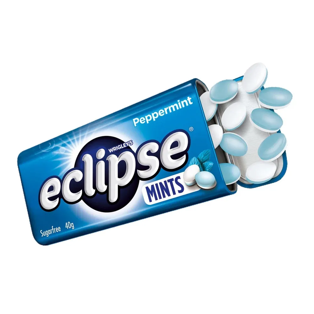 Eclipse Peppermint Sugarfree Mints - 40g