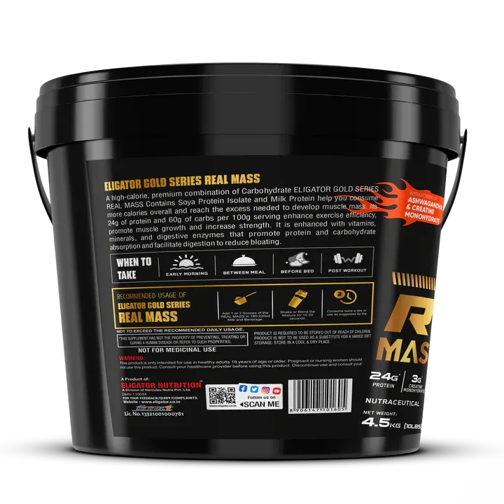 Eligator Real Mass - Advance Lean Mass Formula