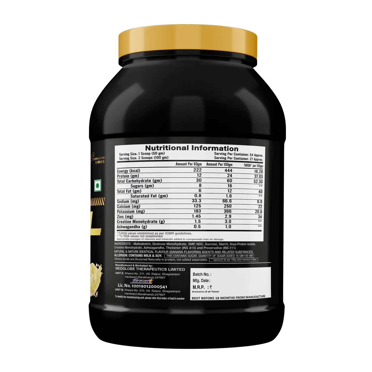 Eligator Real Mass - Advance Lean Mass Formula