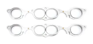 Engine & Accessories Header / Manifold Gasket - 1.630 x 1.900 in Oval Port - Multi-Layer Steel - SB2.2 Race Heads - Chevy SB2 - Pair
