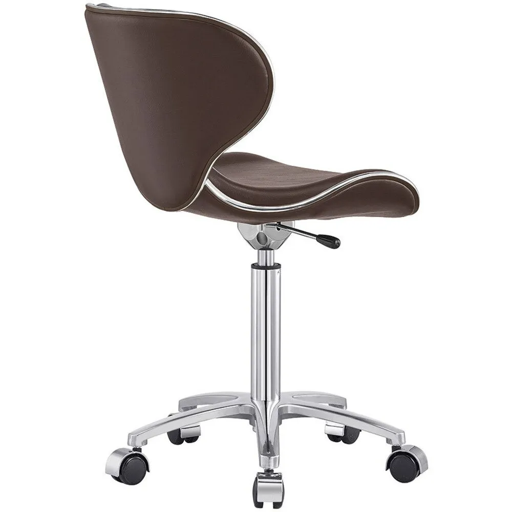 Esperto Stool - BROWN / 16.5" - 23.75" Adjustable Seat Height by DIR Salon Furniture