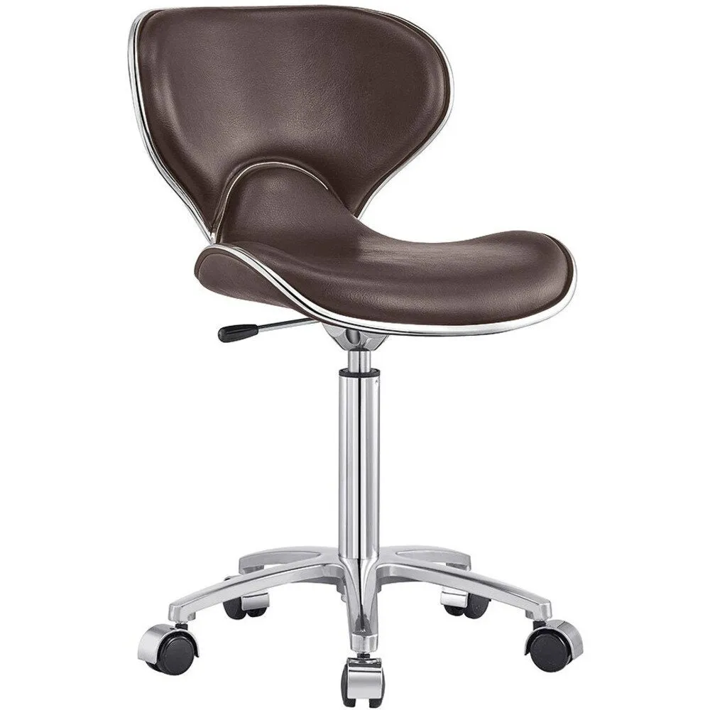 Esperto Stool - BROWN / 16.5" - 23.75" Adjustable Seat Height by DIR Salon Furniture
