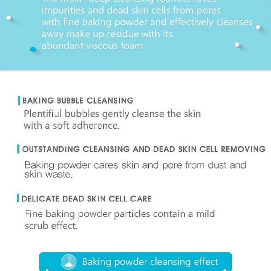 ETUDE HOUSE Baking Powder Pore Cleansing Foam, 160ml/ 5.41 fl.oz