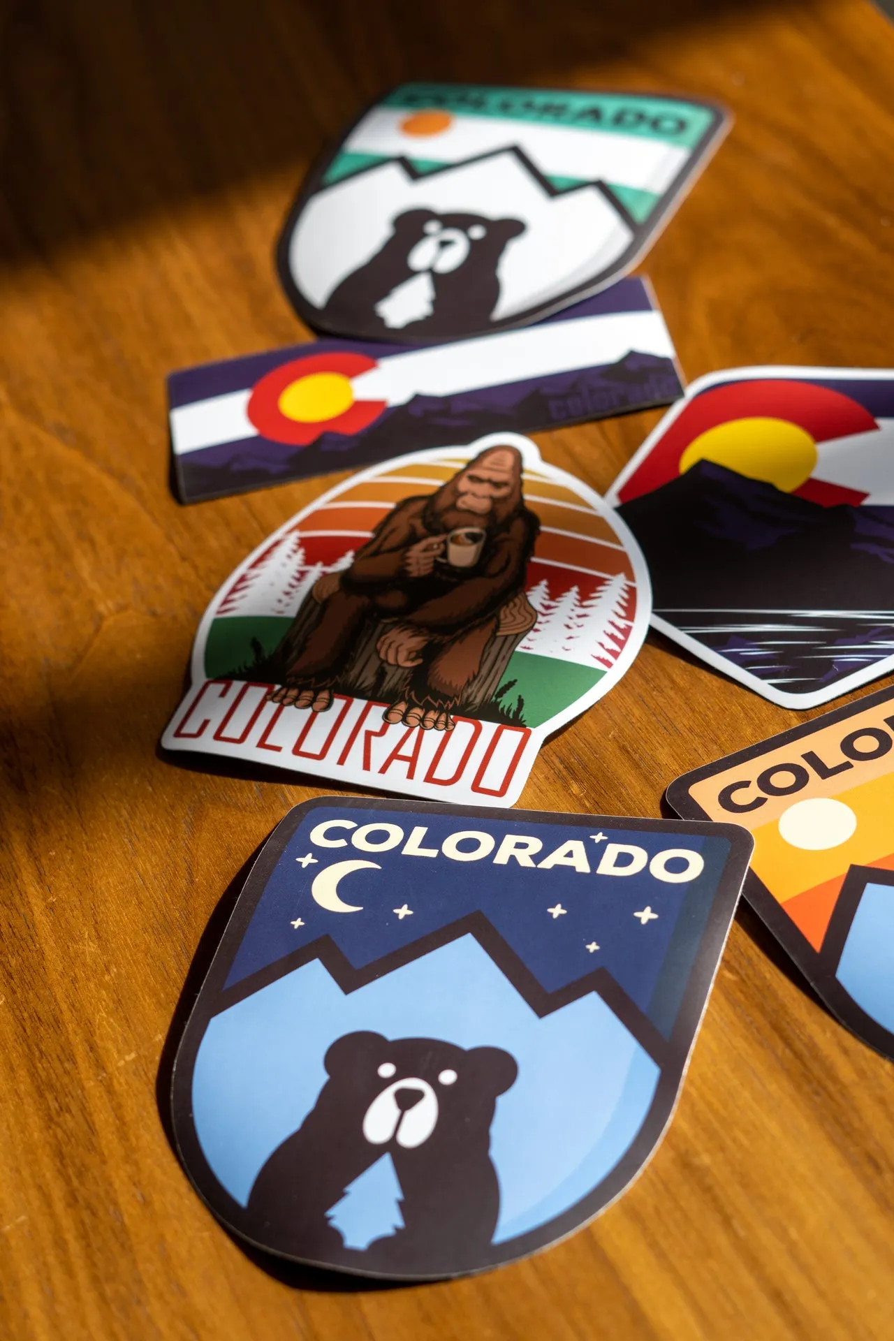 Evening Mountain Bear Sticker
