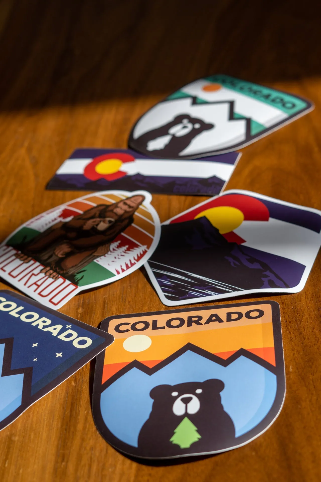 Evening Mountain Bear Sticker