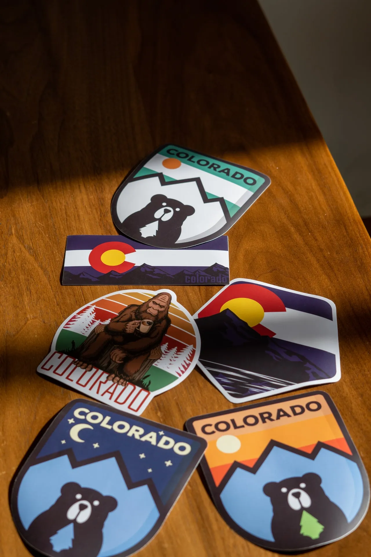 Evening Mountain Bear Sticker