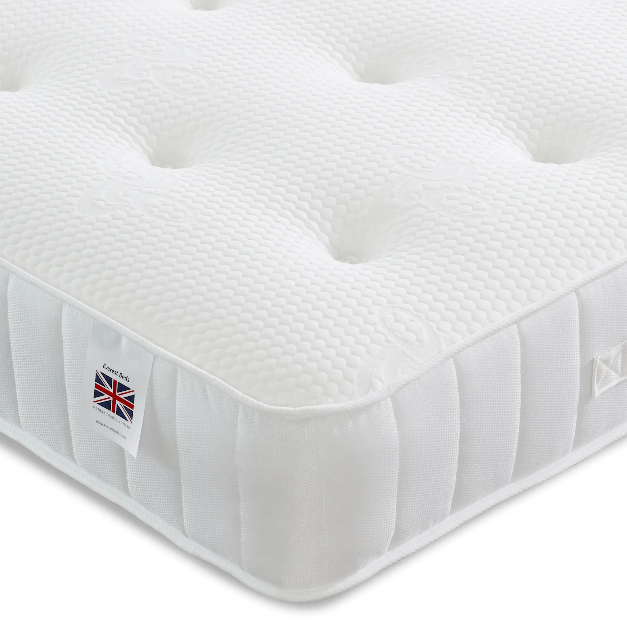 Everest Kensington Open Coil Memory Mattress Medium Firm Zip and Link
