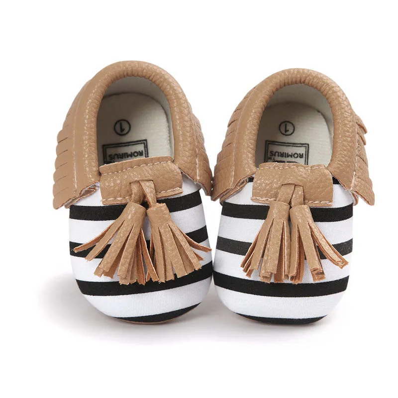 Fashion Suede PU Leather Infant Toddler born Baby Children First Walkers Crib Moccasins Soft Moccs Shoes Footwear