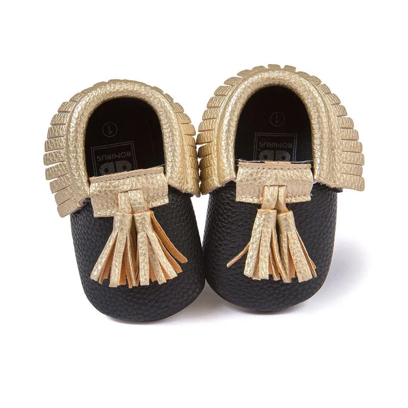 Fashion Suede PU Leather Infant Toddler born Baby Children First Walkers Crib Moccasins Soft Moccs Shoes Footwear