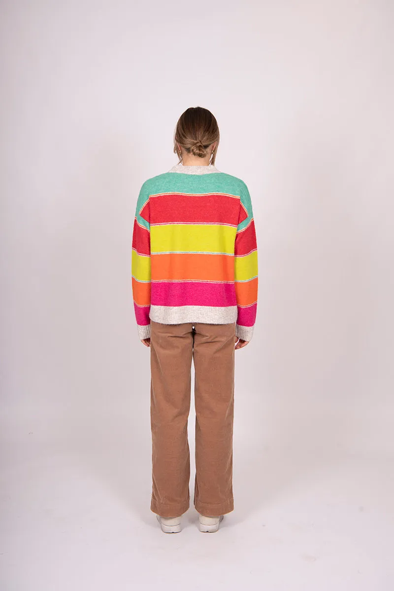 Fields Multi Stripe Pullover