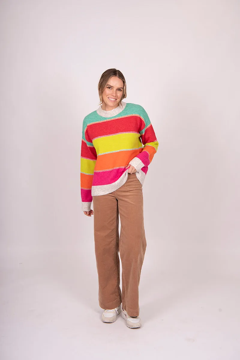 Fields Multi Stripe Pullover