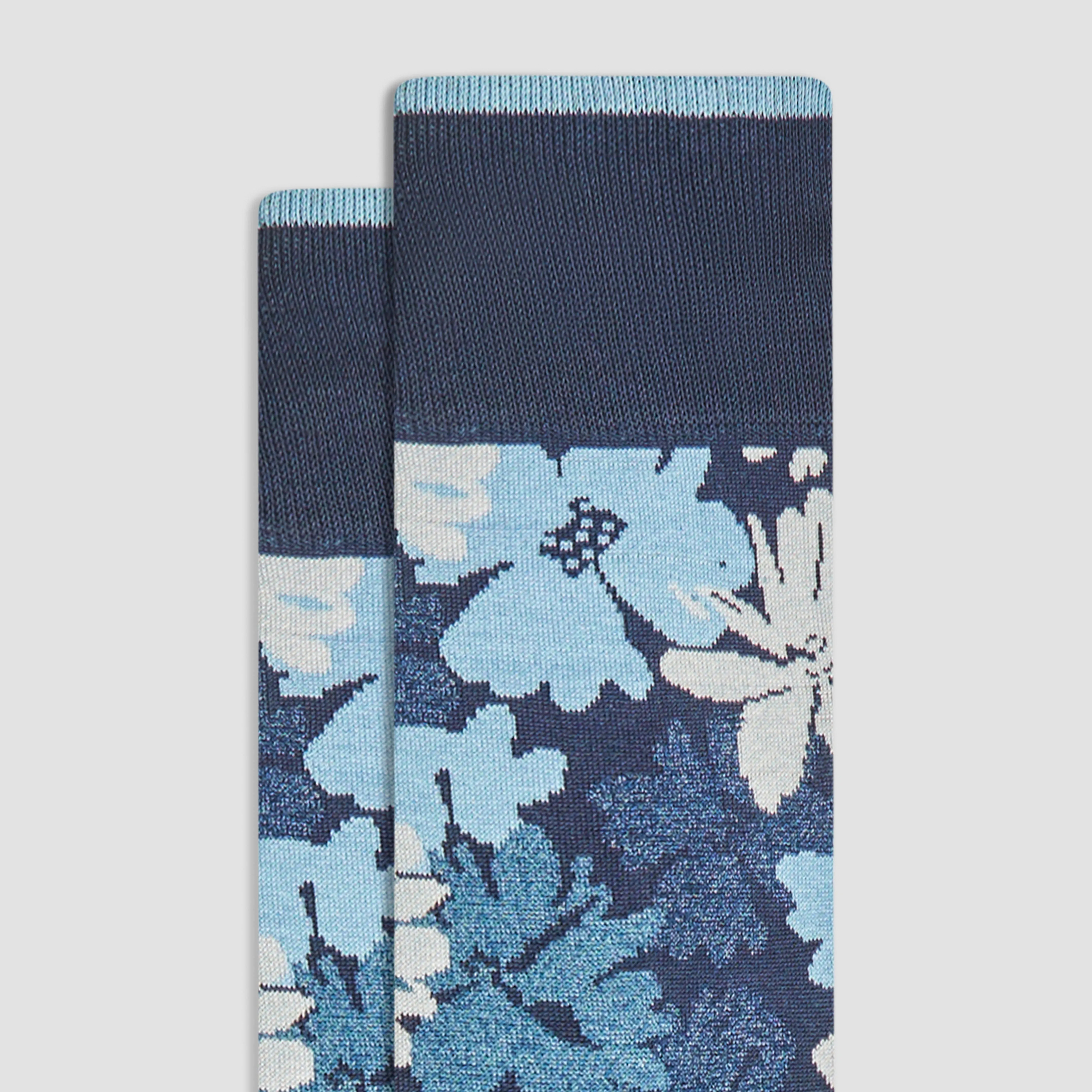 Floral Mid-Calf Socks