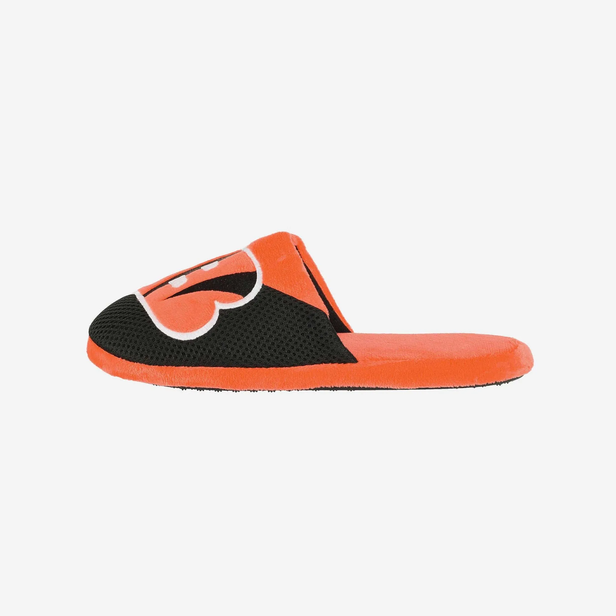 FOCO Cincinnati Bengals - NFL - Mens Team Stripe Slipper - Orange/Black