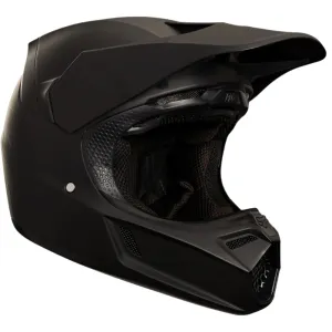 Fox V3 Matte Carbon Black Helmet